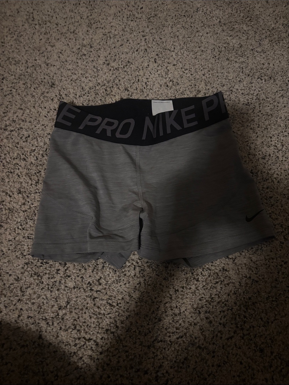Nike Black & Gray Women’s Pro Compression Athletic Shorts